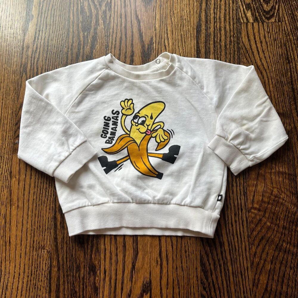 Molo "Going Bananas" Sweatshirt (92cm 2T)